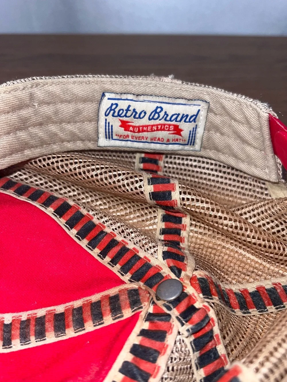 Pabst Blue Ribbon Trucker Hat Snapback Vintage Distressed Mesh Cap